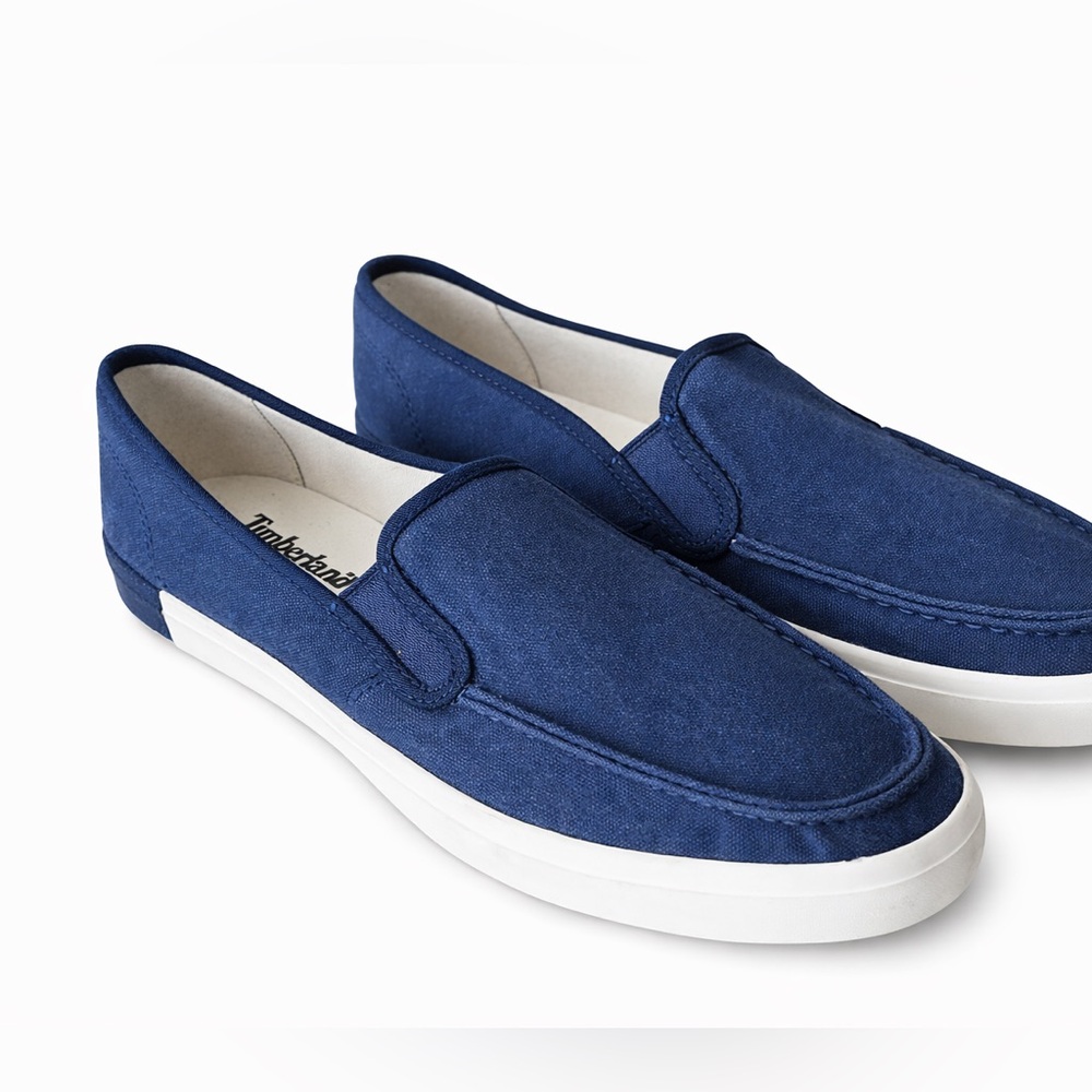 Timberland Newport Bay Canvas Slip-On Loafers Men’s 8 Casual Shoes NEW No Tags - Picture 2 of 6